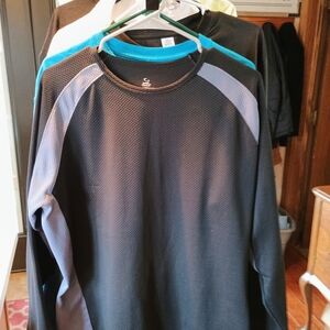 Open Trails Black Mesh Top